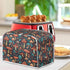Toaster Cover 4 Slice, Forest Mushroom Wide Slot, Machine Washable with Hang Loop (16x16") 2PCS