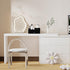 Hair Tool Organizer, Acrylic Blow Dryer Holder Stand for Straightener and Curling Storage, Bathroom Vanity Countertop