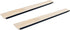 Restaurantware - Bambuddha 9.8 Inch Bamboo Serving Set, 1 Heavy-duty Salad Tongs For Serving - Sustainable, Reusable, Black Bamboo Salad Server Set, 2-Piece Per Set, For Tossing And Mixing Salads by Restaurantware
