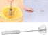 Stainless Steel Whisks, Semi Automatic Egg Beater, Milk Frother, Hand Push Mixers for Blending Whisking Beating Stirring Home Kitchen Utensil(12in)