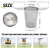 2 Pack Tea Infusers Strainers with Lid/Drip Tray for Loose Leaf Tea, 304 Stainless Steel Tea Filter