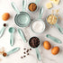 Nordic Ware Measuring Cups Bundt Set of 6 - Sea Glass