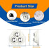 Self Adhesive Caster Wheels - 360° Swivel Appliance Rollers for Kitchen, 8 PCS Mini Ball Transfer Roller