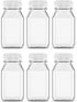 Axe Sickle 6 Pcs 4 Ounce Juice Bottles Plastic Milk Bottles Bulk Beverage Containers