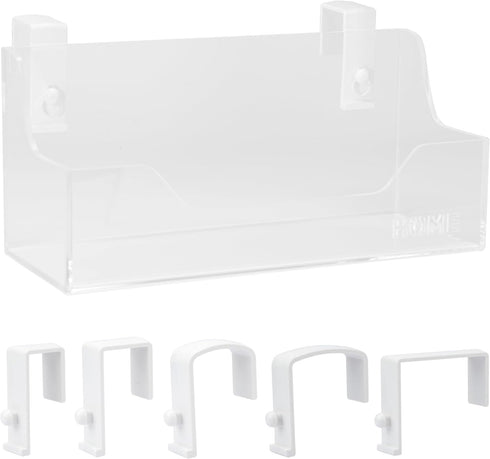 MATIMASU Bedside Caddy Hanging Storage Basket Little Size Plastic Beside Shelf Hang-on Storage