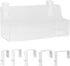 MATIMASU Bedside Caddy Hanging Storage Basket Little Size Plastic Beside Shelf Hang-on Storage