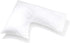 L-Shaped Support Pillow - Soft White Cover for Neck and Shoulder Relief