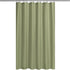 N&Y HOME Fabric Shower Curtain or Liner with Magnets, Sage Green, Hotel Quality, Machine Washable, 72x72