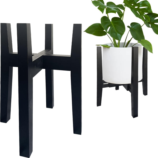 Sholramo Adjustable Plant Stand Indoor Bamboo Mid Century Modern Plants Stand Corner Plants
