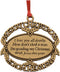 Gold Plated Keepsake Memorial Ornament with Poem, Gift Box, Christmas Tree