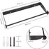 Under Cabinet Paper Towel Holder Wall Mount, Stainless Steel for Large Rolls - Black