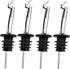 4 Pack Oil Pourerswith Flip Top, Olive Oil Dispenser Spout, Oil Spout
