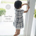 Double-Sided Glass Door Decals – Safety Stickers to Prevent Accidental Collisions (Set of 2) (Clear Mandala)