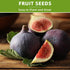 Ficoszo 300+ 4 Packaged Mix Heirloom Fruit Seeds Kiwi Fig Papaya Orange Seeds Varieties Individually for Home Garden