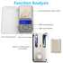 Portable Food Travel Scale Digital Kitchen Scale 500g Capacity High Precision Miniature Measuring Scale