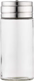 Fox Run 5167 Glass Spice Jar with Stainless Steel Shaker Lid, 6 Ounce Clear Container for Seasonings, 1 Count