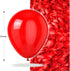PMLAND 100 Pieces Red Latex Balloons, 12 Inches for Valentine Birthday Wedding Party Festival Home Decorations