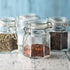 30 Pack 3.5oz TOPZEA Hexagon Glass Jars with Airtight Lid, Clear Spice Jar, Herb Storage Containers Food jars