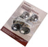 Curtain Tieback Hooks - Drapery Holdbacks with Crystal Ball Design, Metal Curtain Holdback (Bronze 2pcs)