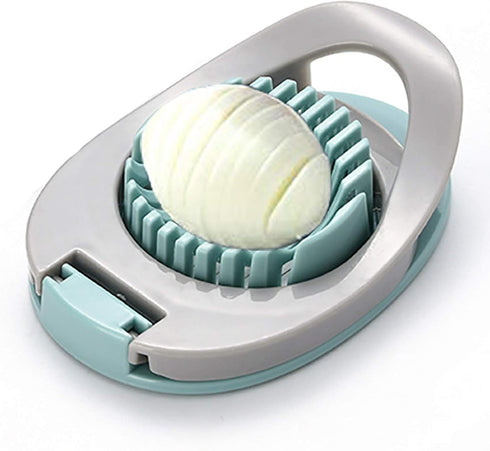 5mm Green Stainless Steel Egg Slicer & Strawberry Cutter - Perfect Slices