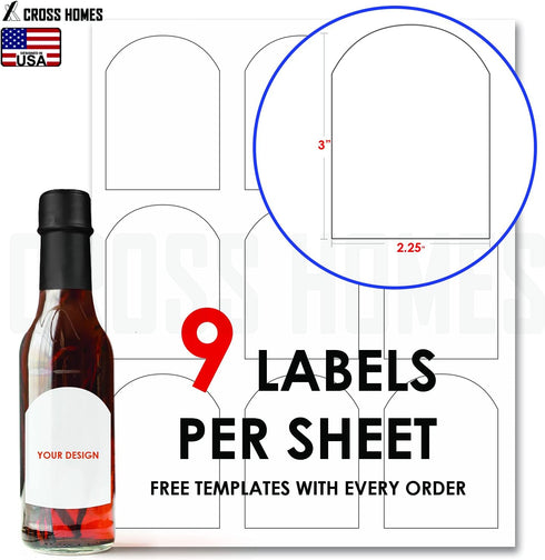 Cross 5oz Woozy 30 Hot Sauce Bottles, Empty Clear Glass Bottles with Shrink Capsules, Small Wine Bottle with Shirnk