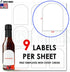Cross 5oz Woozy 30 Hot Sauce Bottles, Empty Clear Glass Bottles with Shrink Capsules, Small Wine Bottle with Shirnk