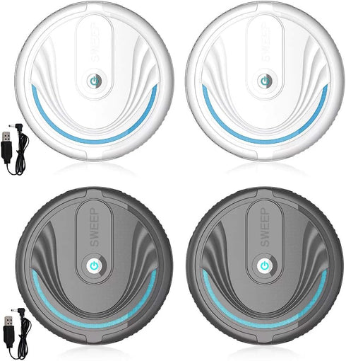 Robot Vacuum Cleaner Household Smart Sweeping Robot, Automatic Cleaner for Hard Floor, Tile, Pet Hair, and Carpets