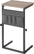HOOBRO C Shaped End Table, Adjustable Height Side Table for Sofa, Couch