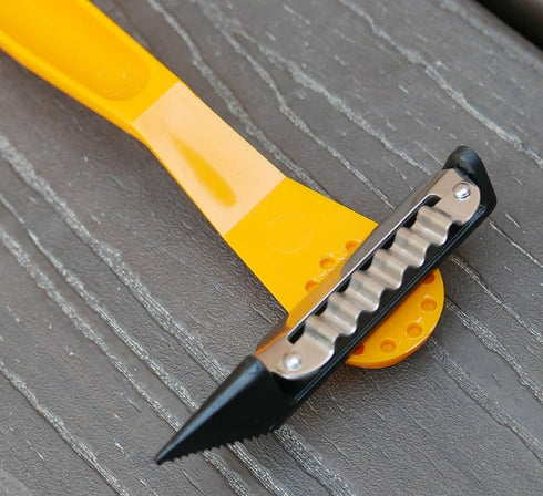 Miracle Zig Zag Thai Multi Purpose Knife, Julienne Blade, Orange, 9.5 IN