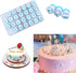26PCS Cookie Stamp Set, Alphabet Letter and Number Fondant Cutters for DIY Cookie Biscuit Molds