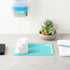 Restaurantware Small Countertop Drying Mat, 11.8 x 7.9 Inch, Food-Grade Dish Drainboard with Ribbed Design
