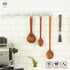 MAGNET Professional Coffee Grinder Cleaning Brush, Natural Bristle with Magnetic Snap, Walnut Handle