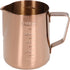 Rose Gold Stainless Steel Milk Frothing Cup, 550ML Pitcher for Coffee Steaming and Latte Art
