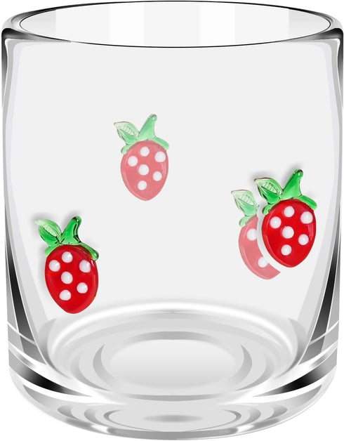 14 Ounce Icon Juice Glasses, Aesthetic Cocktail & Old Fashioned Drinking Glasses,