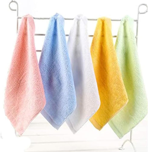 YiYaYo Set 16 Pack 10'' 10'' Luxury Baby Washcloth Towel for Children Baby Bathroom-Hotel-Spa-Kitchen Multi-Purpose