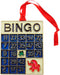 Bingo Ornament Christmas Tree Decoration, Keepsake Acrylic Game Card Holiday Home Decor