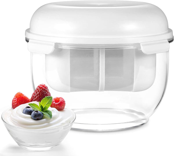 Aastrogleam Greek Yogurt Strainer, 2QT Greek Yogurt Maker with Ultra-Fine Mesh Basket, 2025