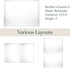 STORi SimpleSort 2-Piece Stackable Clear Drawer Organizer Set, 12" x 9" x 2" Rectangle Trays