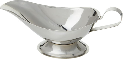 Winco Gravy Boat, Medium, 10-Ounce, Stainless Steel
