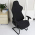BTSKY Ergonomic Office Computer Game Chair Slipcovers, Stretchy Polyester Covers for Gaming Chair (Black)