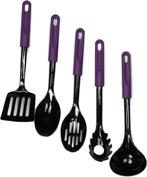 Chef Craft Basic Nylon Pasta/Spaghetti Fork, 11.5 Inch, Purple