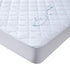 Waterproof Full Mattress Protector Pad 54x72 for Pull Out Sofa Bed, Quilted Fitted Cover up to 8 Inch Deep, White