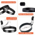 3.5" Set 2 COTEY Egg Rings of with Silicone Handle, Large Ring for Frying Eggs, Round Mold for English Muffins
