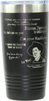 Tombstone Doc Holliday 20oz Laser Engraved Tumbler, I'm your Huckleberry