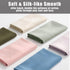 Pillow Cases Standard Size 2 Pack - Bamboo Rayon Cooling Pillowcases with Envelope Closure, Cool Breathable Pillow Case