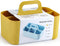 Multiuse Caddy Organizer with Handle - Stackable Yellow Plastic Bin Basket for Art, Craft, Makeup, Bathroom, Kitchen,