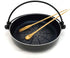 JapanBargain 3789 Bamboo Cooking Chopsticks with Spoon and Fork, 3-in-1 Cooking Utensil for Deep Frying