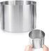 Hushee Cake Mold 6 to 12'' Adjustable Cake Ring, Round Stainless Steel Baking Supplies, 5.91 Inch