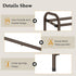 2 Closet, 28 42, Closet, 12 Gewudraw Tier Shoe Organizer, Shoe Rack for Metal Shelf Can Expandable to for Bedroom