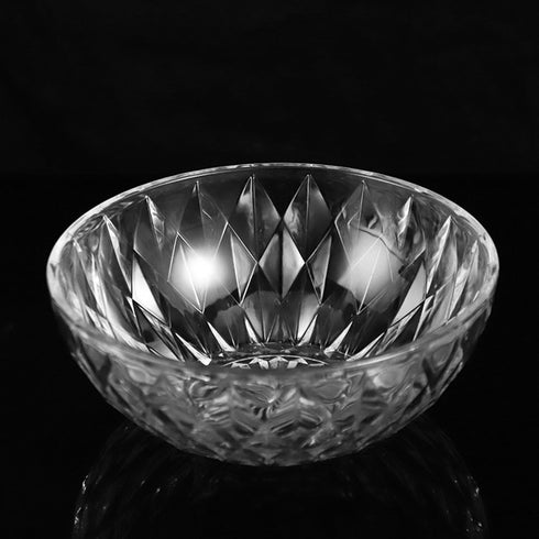 ZOOFOX Set of 4 Salad Bowls, Acrylic Mixing and Serving Bowls for Fruit, Salad, Chips, Dips, and Party Snacks